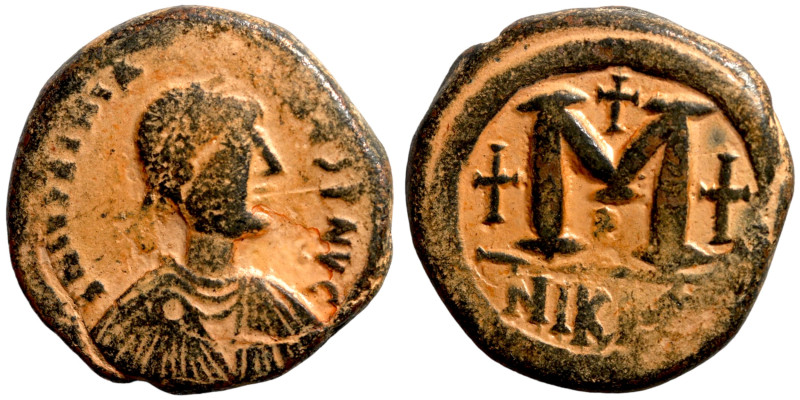 Byzantine coin Byzanz. Artifically patinated

28mm 15,73g