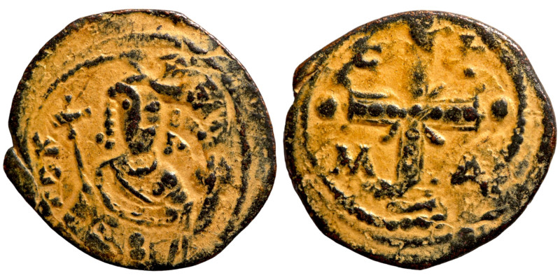 Byzantine coin Byzanz. Artifically patinated

21mm 2,63g