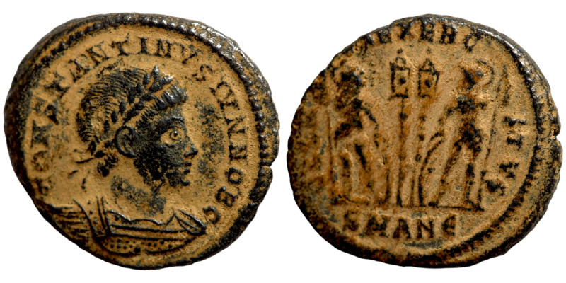 Constantinus II. (351-354 AD). Follis.. Artifically patinated

16mm 2,94g