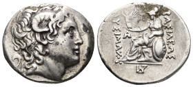 Kings of Thrace (Macedonian). Lysimachos, AR Tetradrachm, 16.86 g 30.05 mm. 305-281 BC. 
Obv: Diademed head of the deified Alexander right, wearing ho...