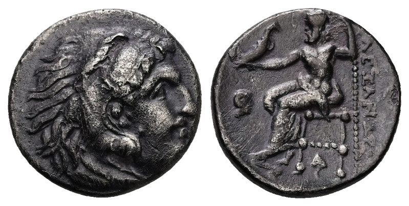 Kings of Macedon. Alexander III 'the Great'. AR Drachm, 4.05 g 17.52 mm. 336-323...