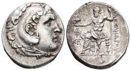 Kings of Macedon, Alexander III 'the Great'. AR Tetradrachm, 16.94 g 32.14 mm. 336-323 BC. Phaselis.Dated CY 25 (194/3 BC).
Obv: Head of Herakles righ...