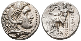 Seleukid Kingdom, Seleukos I Nikator. AR Tetradrachm, 16.95 g 25.65 mm. Second satrap and kingship, 312-281 BC. In the types of Alexander III of Maced...