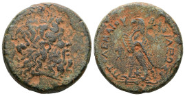 Ptolemaic Kingdom,Ptolemy III Euergetes. Ae Triobol, 33.36 g 34.88 mm. 246-222 BC. Alexandreia mint. Series 5B. 
Obv: Diademed head of Zeus-Ammon righ...