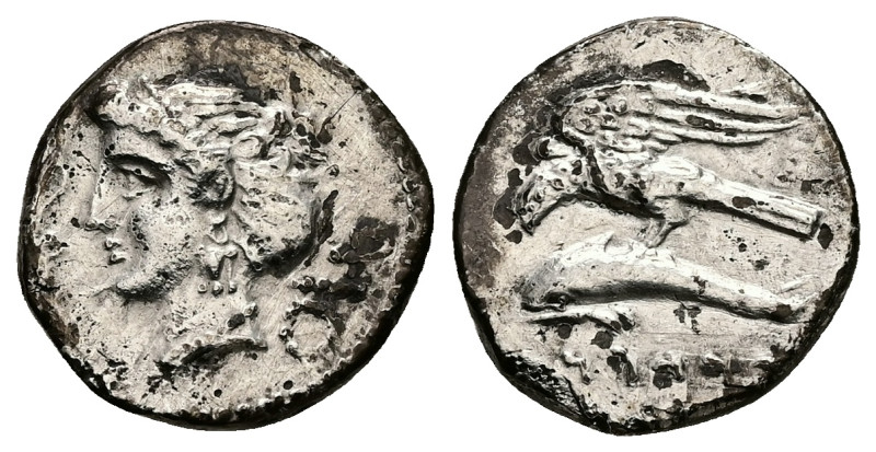 Paphlagonia, Sinope. AR Drachm, 4.97 g 18.73 mm. Circa 330-300 BC. Unclear magis...