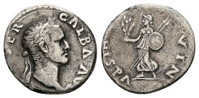 Galba, AD 68-69. AR, Denarius. 3.03 g. 18.57 mm. Rome. Struck circa July AD 68-January AD 69.
Obv: IMP SER GALBA AVG. Head of Galba, laureate, right....