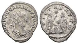 Gallienus, AD 253-268. AR, Antoninianus. 3.28 g. 21.43 mm. Samosata.
Obv: IMP C P LIC GALLIENVS AVG. Bust of Gallienus, radiate, draped, right.
Rev: P...