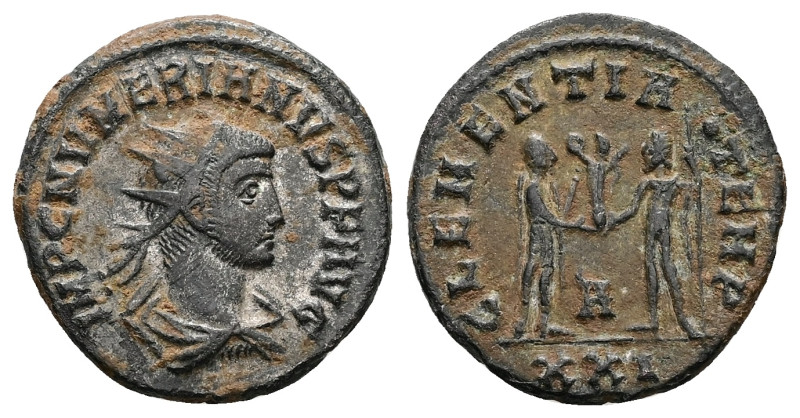 Numerianus, AD 283-284. AE, Antoninianus. 4.08 g. 21.16 mm. Kyzikos.
Obv: IMP C ...