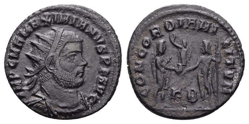 Maximianus, AD 286-305. Antoninianus. 3.04 g. 20.22 mm. Kyzikos.
Obv: IMP C M A ...