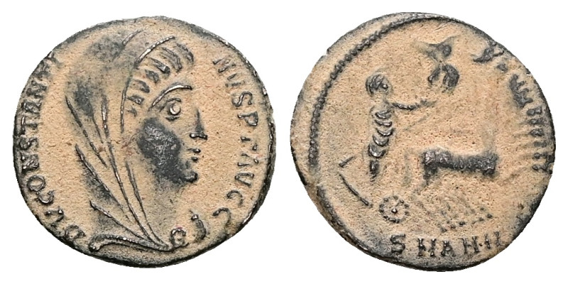 Divus Constantine I, Died AD 337. AE, Follis. 1.24 g. 15.34 mm. Nicomedia.
Obv: ...