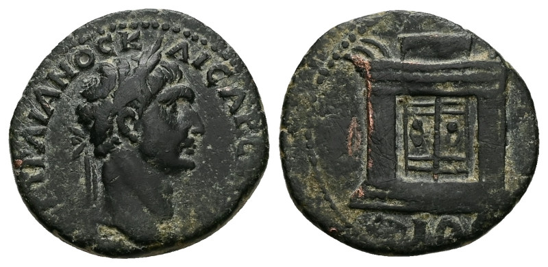 Bithynia, Koinon of Bithynia. Trajan, AD 98-117. AE. 6.19 g. 21.29 mm.
Obv: [ΑΥΤ...