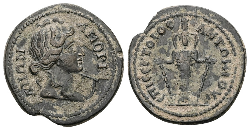 Phrygia, Amorium. Pseudo-autonomous, c. AD 144-161. AE. 8.68 g. 26.61 mm. Sertor...