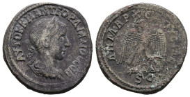 Syria, Antioch. Gordian III, AD 238-244. AR, Tetradrachm. 12.37 g. 28.00 mm. 
Obv: ΑΥΤΟΚ Κ Μ ΑΝΤ ΓΟΡΔΙΑΝΟϹ ϹΕΒ. Laureate, draped and cuirassed bust of...