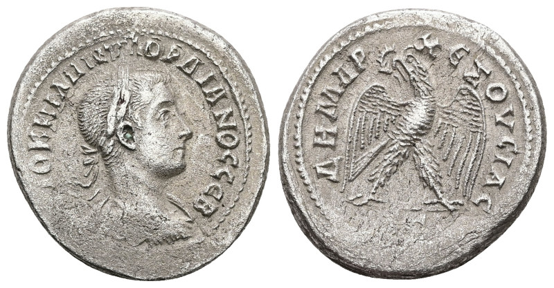 Syria, Antioch. Gordian III, AD 238-244. AR, Tetradrachm. 12.14 g. 27.98 mm.
Obv...