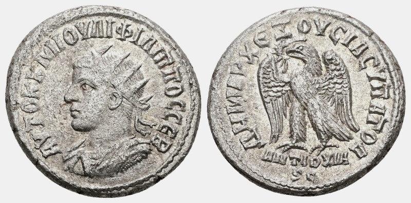 Syria, Antioch. Philip I, AD 244-249. AR, Tetradrachm. 11.23 g. 27.22 mm. 
Obv: ...