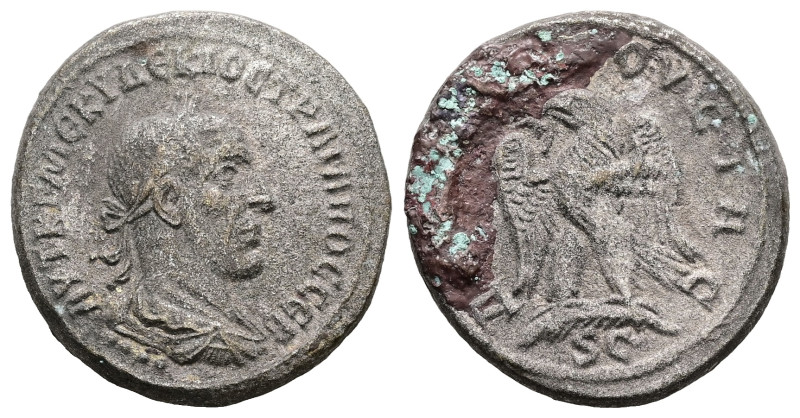 Syria, Antioch. Trajan Decius, AD 249-251. AR, Tetradrachm. 11.39 g. 26.86 mm.
...