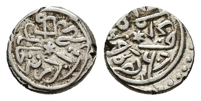 Islamic. Ottoman Empire. AR, Akçe / Akce. 0.94 g. 10.31 mm.
Obv: Islamic legend....