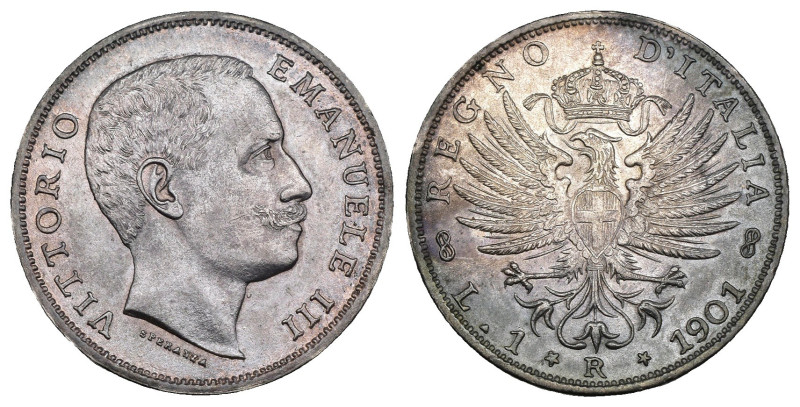 Regno d'Italia - Vittorio Emanuele III (1900-1943) - 1 Lira 1901 Aquila Sabauda ...