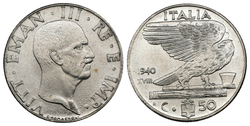 Regno d'Italia - Vittorio Emanuele III (1900-1943) - 50 Centesimi "Impero" 1940 ...