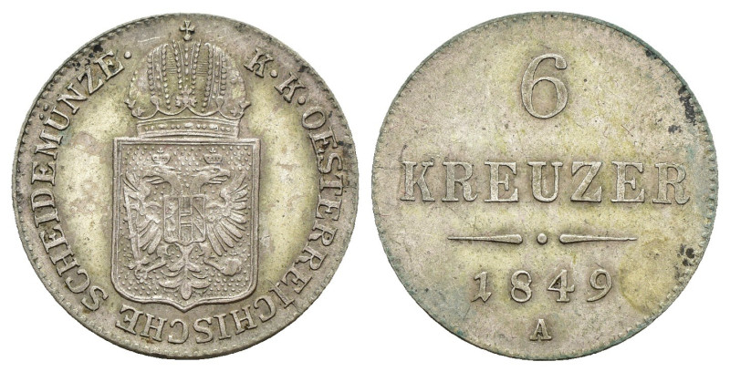 Austria - 6 kreuzer 1849 A - Ag - KM# 2200

BB+

SPEDIZIONE SOLO IN ITALIA -...