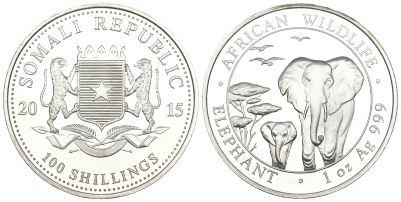 Somalia - 100 Shillings 2015 Elephant - Prooflike - KM #255

PF

SPEDIZIONE ...