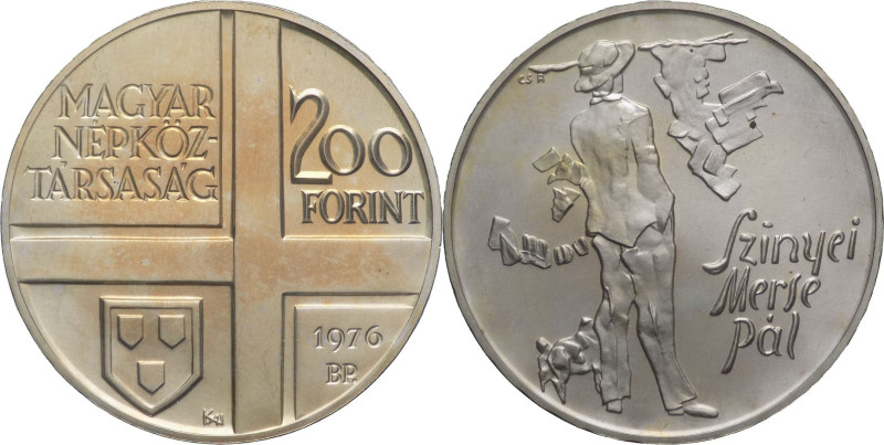 Ungheria - 200 forint 1976 - Parte di dipinto di Pal Szinyei Merse - KM# 608 - A...