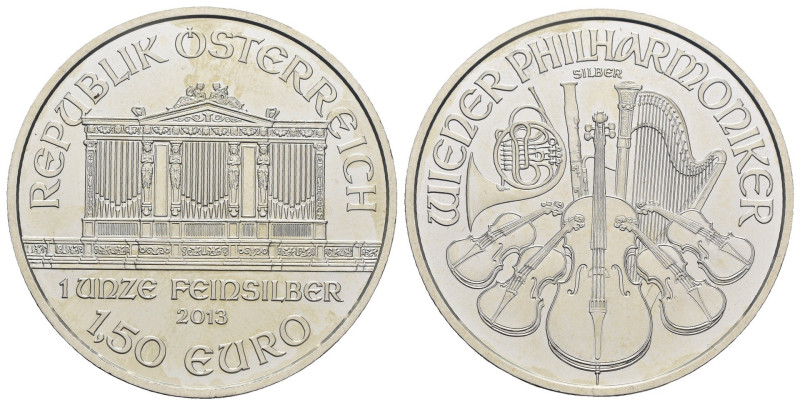 Austria - 1,50 Euro 2013 (1 OZ) "Philharmoniker" - Ag

FDC

SPEDIZIONE IN TU...