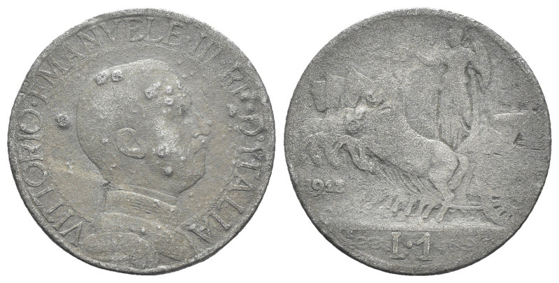 Regno d'Italia - Vittorio Emanuele III - 1 Lira 1912 - Gr. 3,74 - Ingrao 171

...