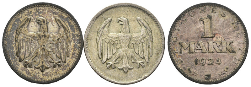 Germania - Lotto n.2 Monete da 1 Mark 1924

med.BB+

SPEDIZIONE SOLO IN ITAL...