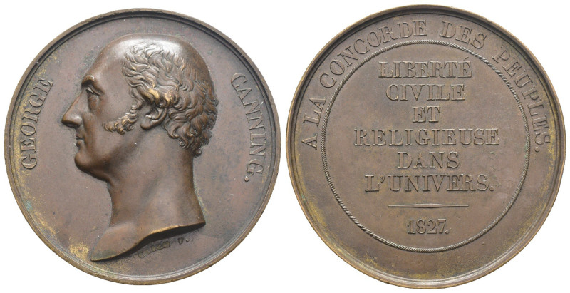 Gran Bretagna - Medaglia commemorativa George Canning - opus: Galle - Bronzo - g...