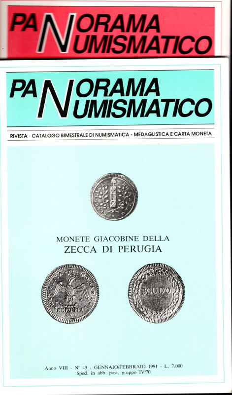 Panorama Numismatico. Anno VIII, n. 43-44 1991. 2 Fasc. illustrazioni nel testo,...