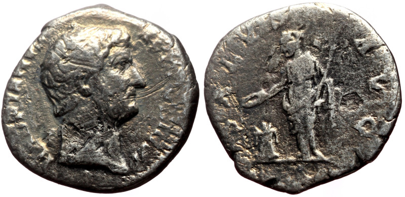 Hadrian (117-138) AR Denarius (Silver, 2.48g, 17mm) Rome, 134-8. 
Obv: HADRIANVS...