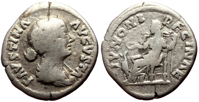 Faustina II (Augusta, 147-176) AR Denarius (Silver, 2.85g, 19mm) Rome.
Obv: FAVS...