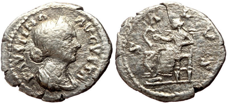 Faustina II (wife of M. Aurelius) AR Denarius (Silver, 2.49g, 19mm) Rome, 161-17...