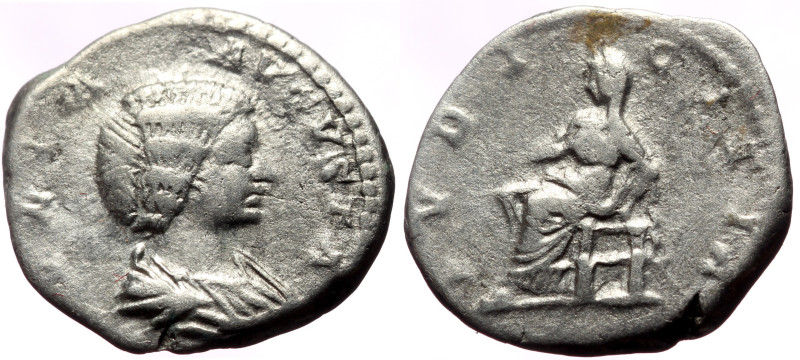 Julia Domna (Augusta, 193-217) AR Denarius (Silver, 3.44g, 18mm) Rome, 196-211. ...