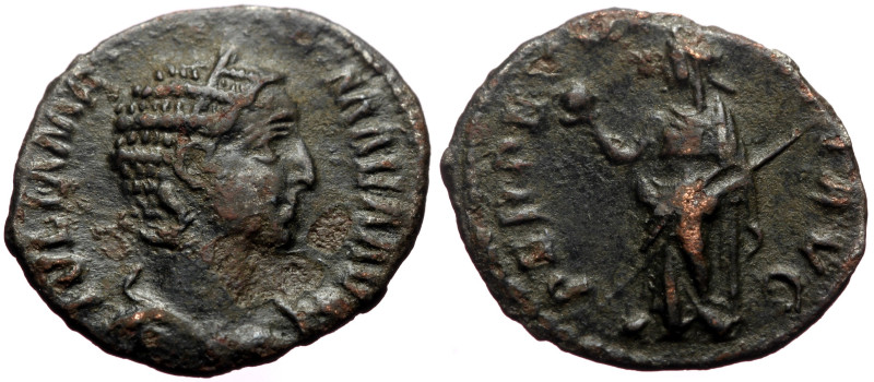 Julia Mamaea AE Hybrid Denarius (Bronze, 2.01g, 18mm) Rome, 228-231.
Obv: IVLIA...