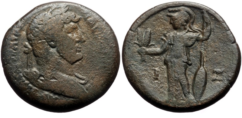 Egypt, Alexadnria AE drachm (Bronze, 22.78g, 34.5mm) Hadrian (117-138) RY = 17 (...