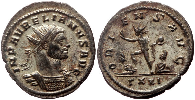 Aurelian (270-275) AE Silvered Antoninianus (Silvered bronze, 2.78g, 19mm) Rome,...