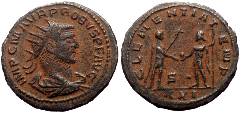 Probus (276-282) AE Antoninianus (Billon, 22mm, 3.32g), Antioch, 280. 
Obv: IMP ...