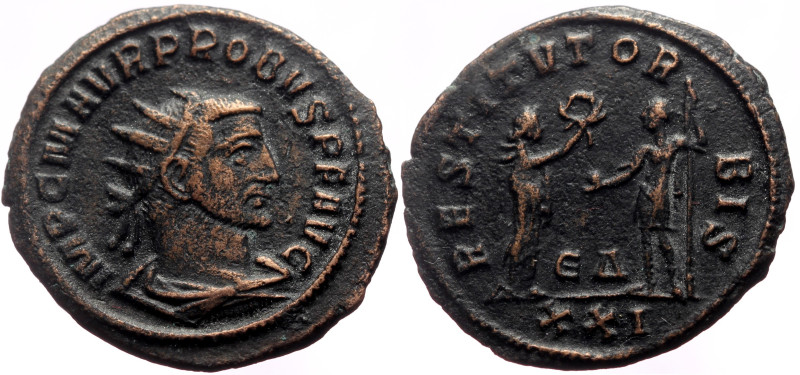 Probus (276-282) AE Antoninianus (Bronze, 3.98g, 21mm) Antiochia, 276-282 
Obv: ...