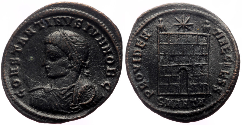 Constantine II (Caesar, ) AE (Bronze, 3.03g, 21mm) Antioch, 326-327 
Obv: CONSTA...