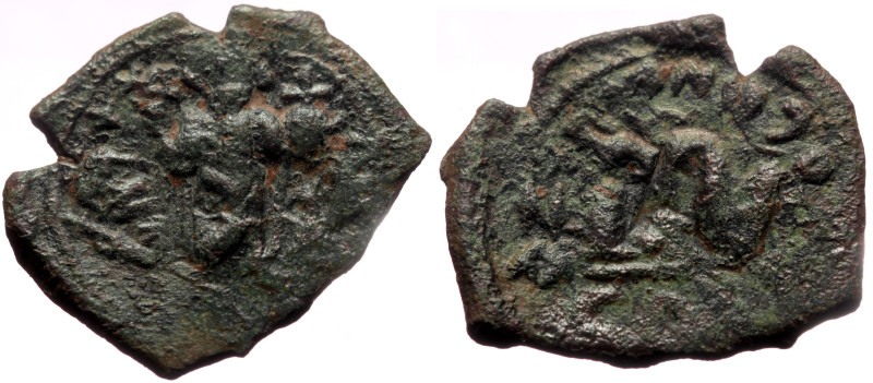 Unidentified Arab-Byzantine AE (Bronze, 5.61g, 26mm)