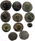 11 Ancient AE & AR coins (Silver and bronze, 38.59g)