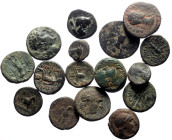 16 Ancient AE coins (Bronze, 46.57g)