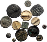 15 Ancient AE coins and Pb seals (Lead and bronze, 64.66g)