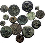 15 Ancient AE coins (Bronze, 63.40g)