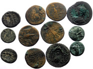 12 Ancient AE coins (Bronze, 78.06g)