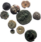 10 Ancient AE coins (Bronze, 44.84g)