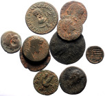 10 Ancient AE coins (Bronze, 83.53g)