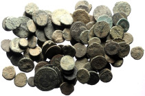 100 Ancient AE coins (Bronze, 163.99g)